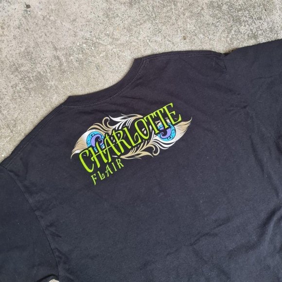 WWE Charlotte FlaIr Dynasty Wrestling Sports Graphic T Shirt Womens M 12 14 - Picture 3 of 4